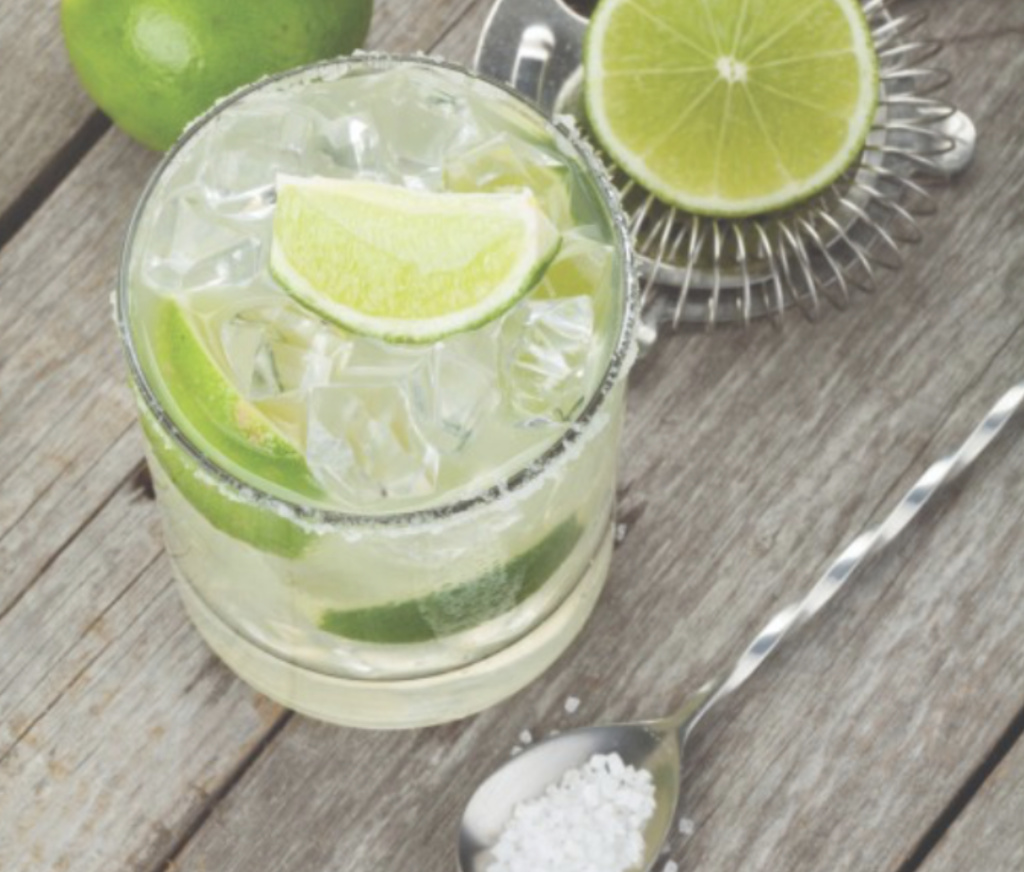 Sparkling Salty Lime Mocktail: